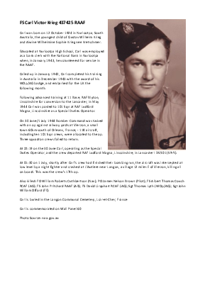 A preview of a PDF biography for Krieg, Carl Victor